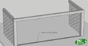 Hướng dẫn thi công tấm tường ALC Panel theo phương nằm ngang 4