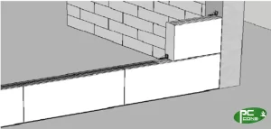 Hướng dẫn thi công tấm tường ALC Panel theo phương nằm ngang 7