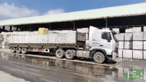 Giá vận chuyển gạch bê tông khí chưng áp AAC từ nhà máy tại Hải Dương